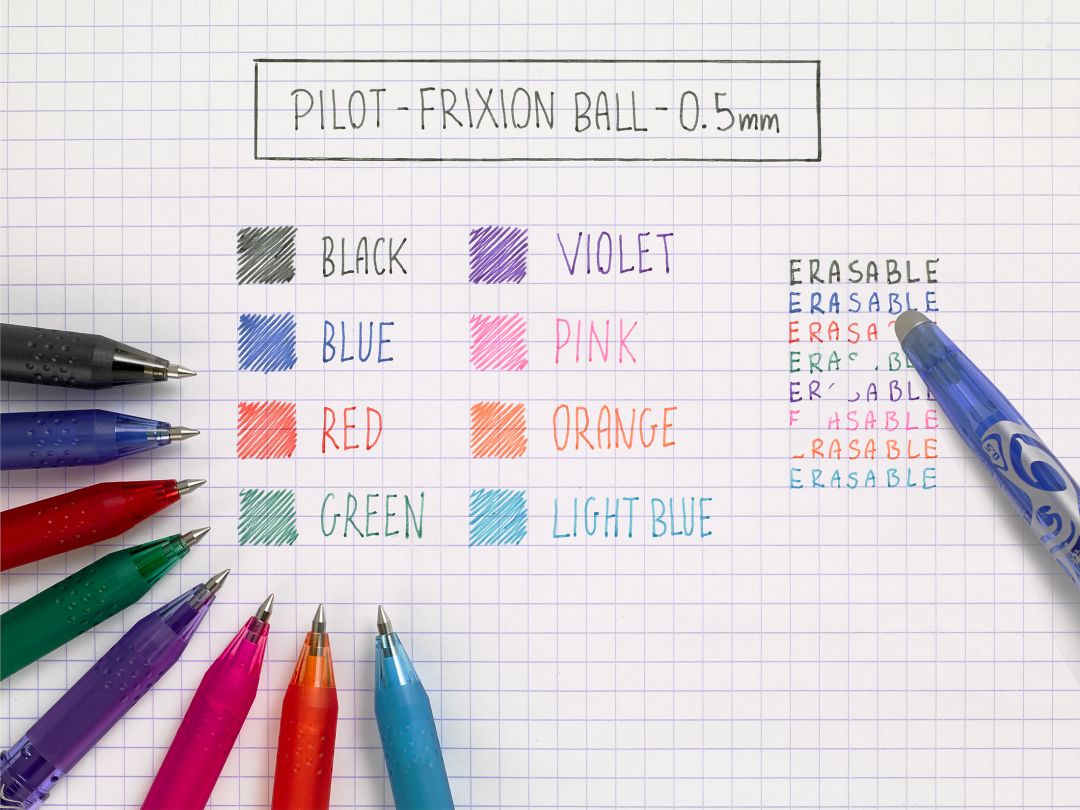 MINA ROLLER 0.5MM ALBASTRU DESCHIS 3/SET FRIXION PILOT