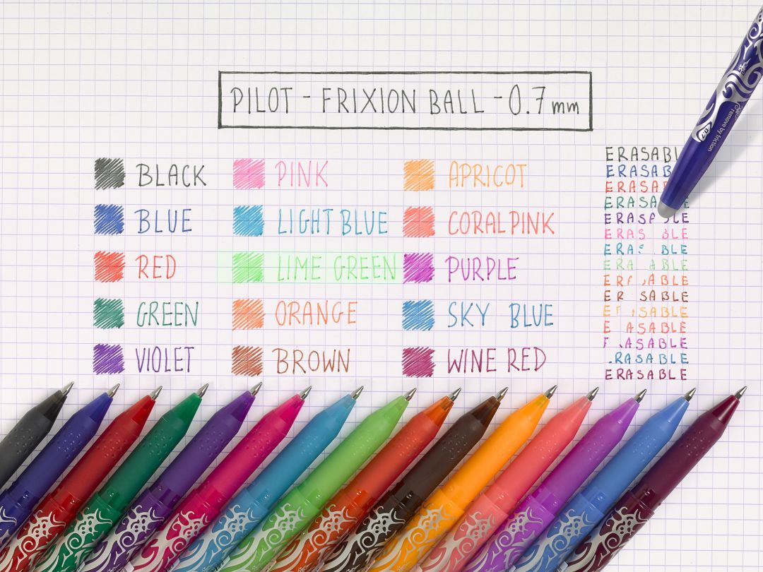 MINA ROLLER 0.7MM NEAGRA 3/SET FRIXION PILOT