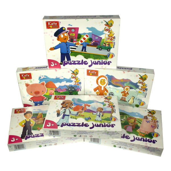 Puzzle din carton A3, 36 piese personaje din povesti EVOffice