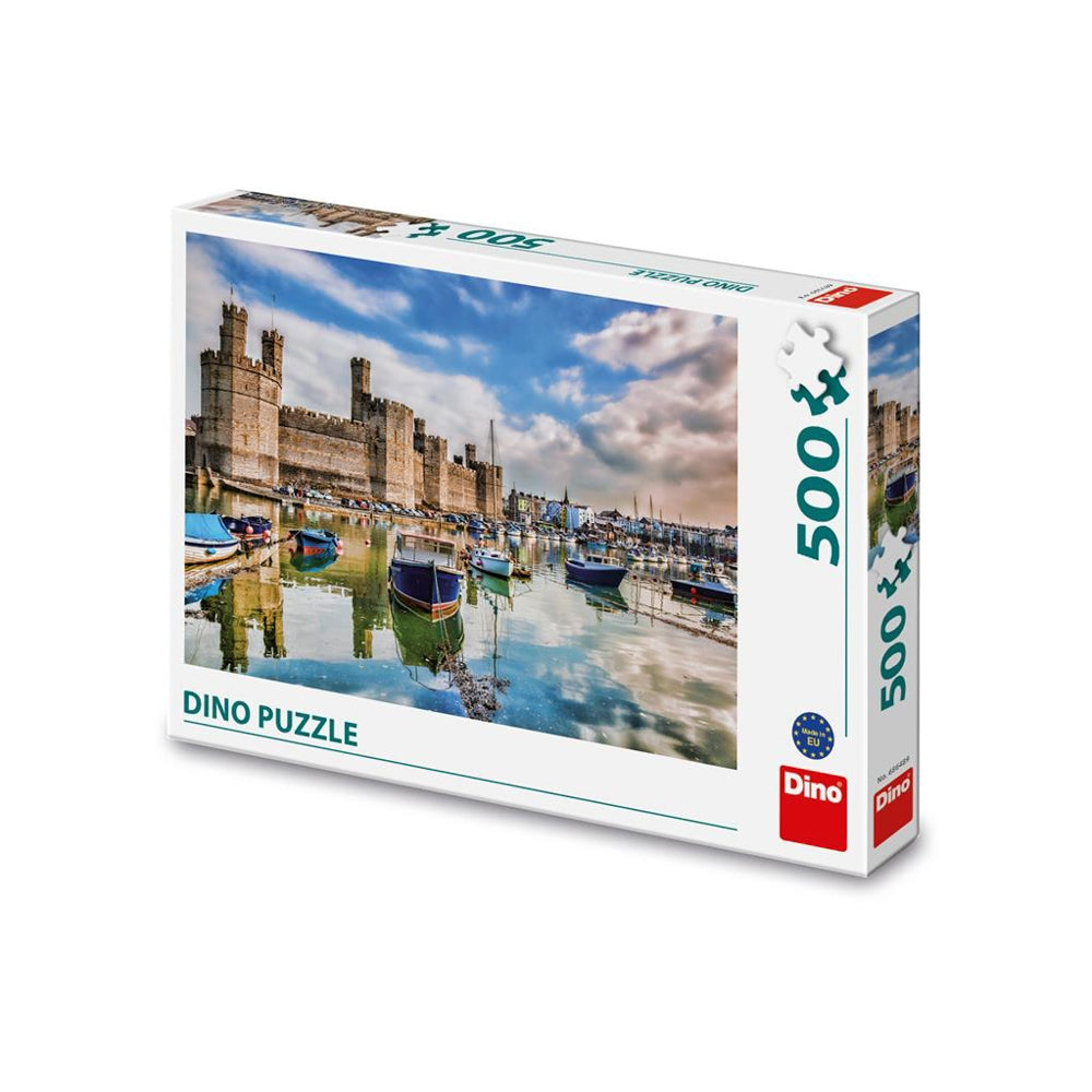 Puzzle 500 piese, Castelul Caernarfon - DINO TOYS