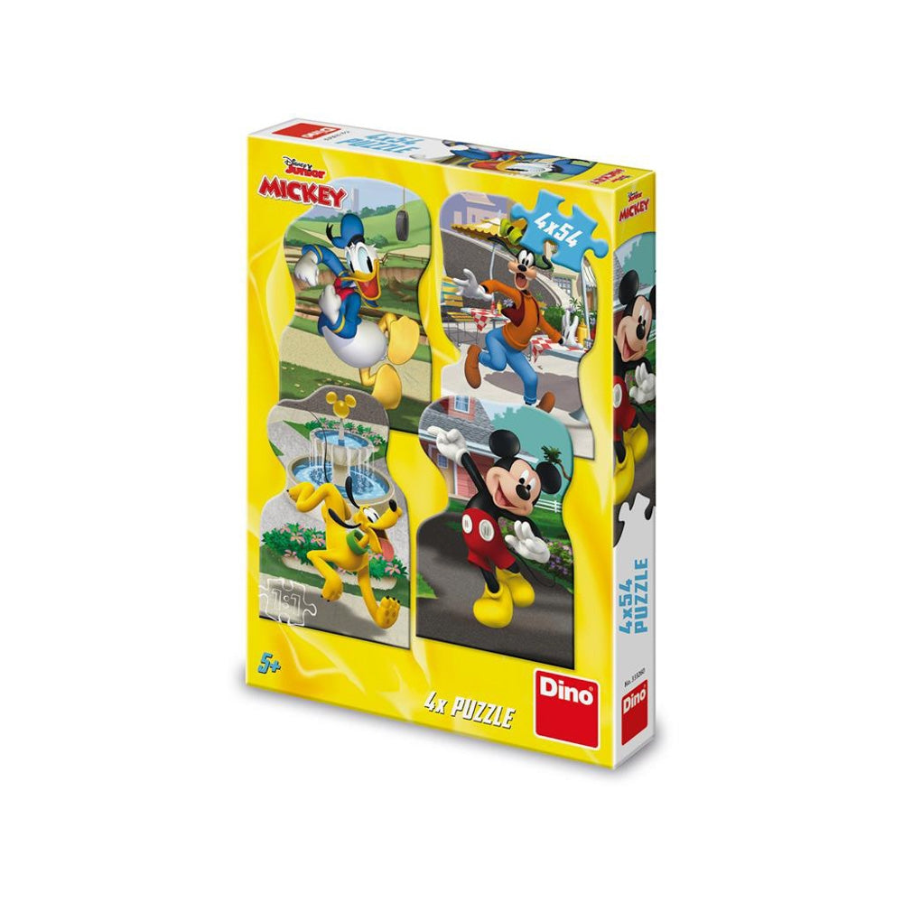 Puzzle 4x54 piese, Mickey - DINO TOYS