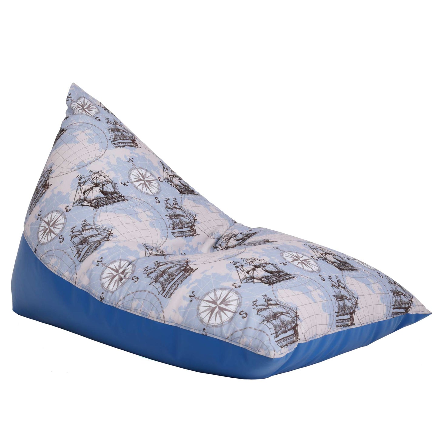 Fotoliu puf Relax - corabii bleu/albastru