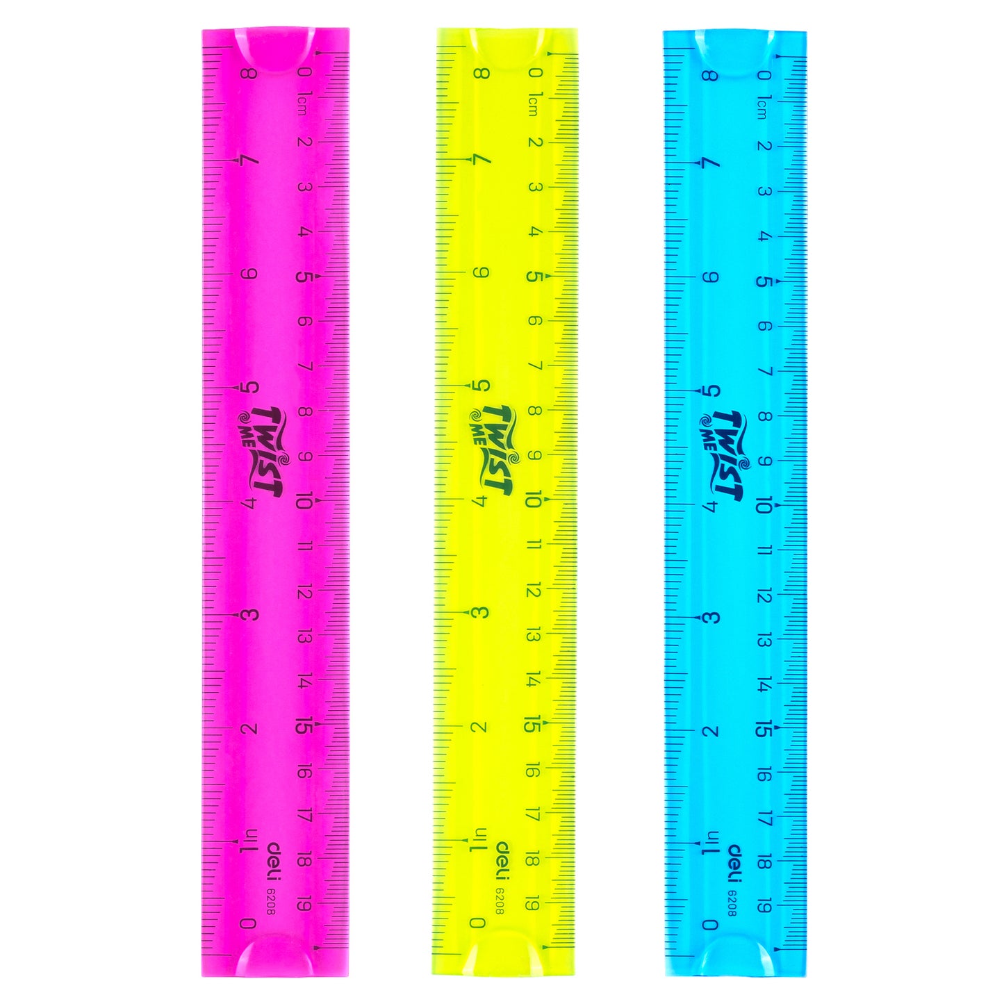 RIGLA 20CM FLEXIBILA COLOR DELI