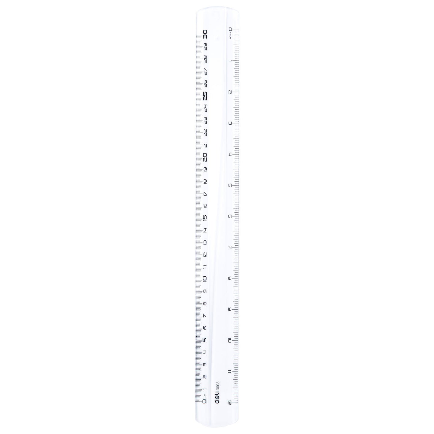 RIGLA 30 CM TRANSPARENTA DELI