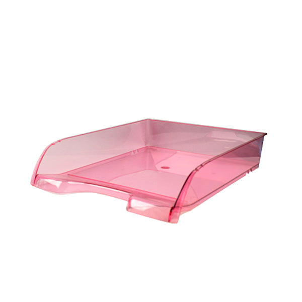 Tavita plastic documente transparent rosu Ark