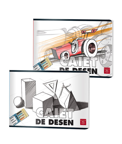 CAIET DESEN 16 FILE 110G PIGNA