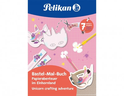 Carte de colorat, 36 pagini, FSC, motiv unicorn, Pelikan