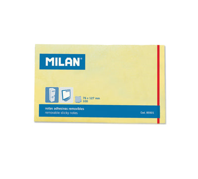 BLOC NOTES ADEZIV 127X76 GALBEN PAL 85501