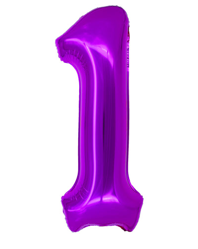 BALON FOLIE CIFRA 1 ROZ 100 CM DACO BL1001RZ