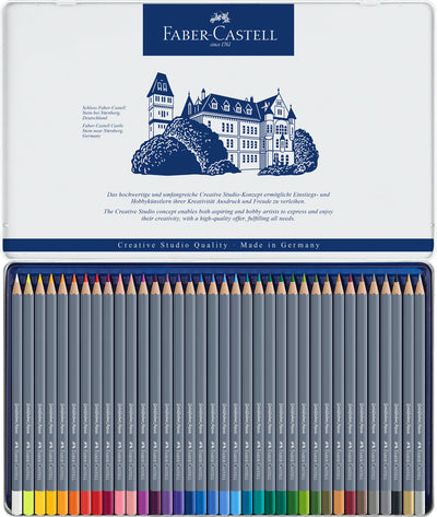 CREIOANE COLORATE AQUARELLE 36 CULORI GOLDFABER CUT. METAL FABER