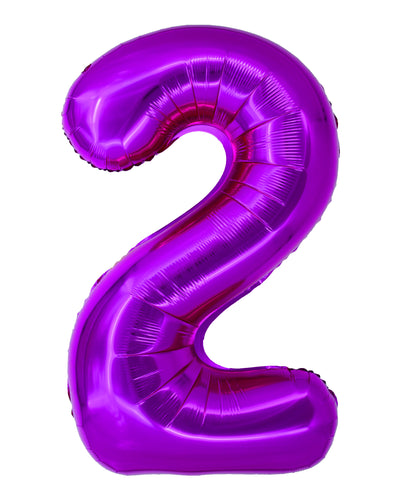 BALON FOLIE CIFRA 2 ROZ 100 CM DACO BL1002RZ