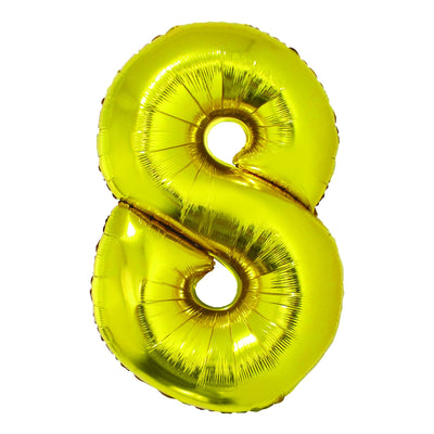 BALON FOLIE CIFRA 8 AURIU 85 CM DACO BL858AU
