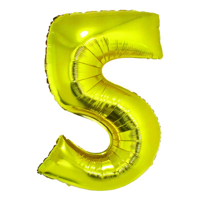 BALON FOLIE CIFRA 5 AURIU 85 CM DACO BL855AU
