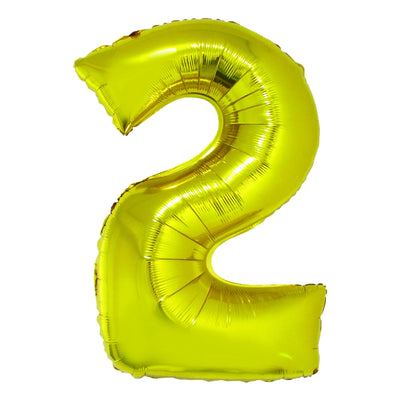 BALON FOLIE CIFRA 2 AURIU 85 CM DACO BL852AU
