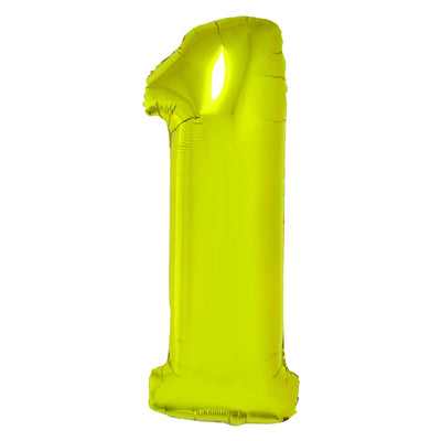 BALON FOLIE CIFRA 1 AURIU 85 CM DACO BL851AU