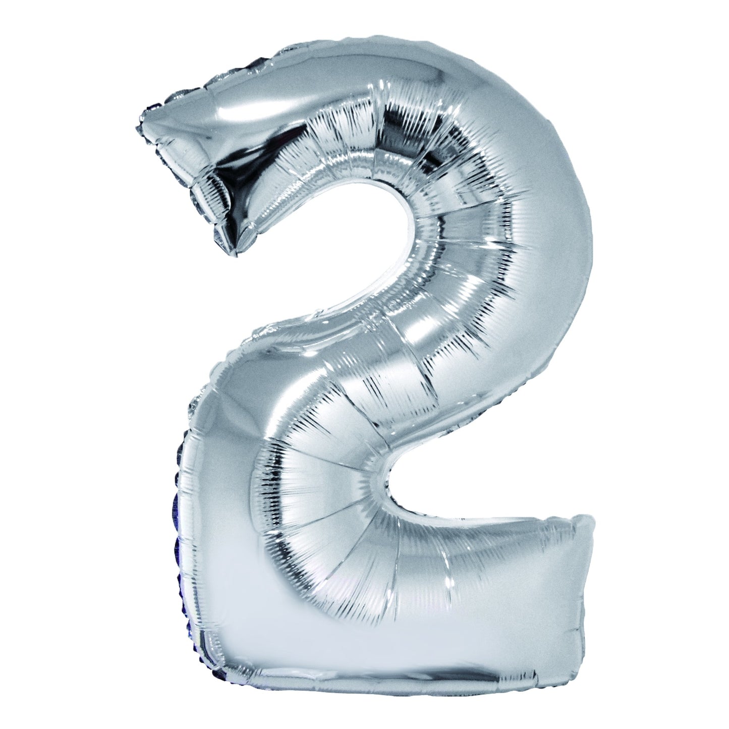 BALON FOLIE CIFRA 2 ARGINTIU 100 CM DACO BL1002AG