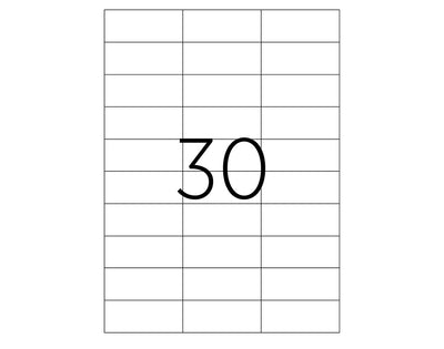 ETICHETE 30/A4 70*29.7MM COLTURI DREPTE 100/TOP TANEX