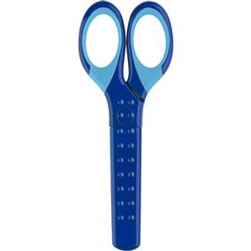 FOARFECA SCOLARA CU PROTECTIE GRIP ALBASTRA FABER-CASTELL