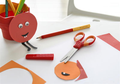 FOARFECA SCOLARA CU PROTECTIE GRIP ROSIE FABER-CASTELL