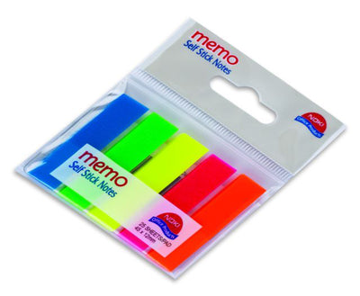 INDEX ADEZIV PLASTIC 12*45MM SET 5 CULORI NOKI