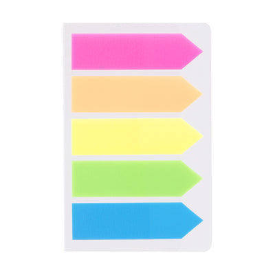 INDEX ADEZIV PLASTIC SAGEATA 12*43MM 5 CULORI 20 FILE DELI