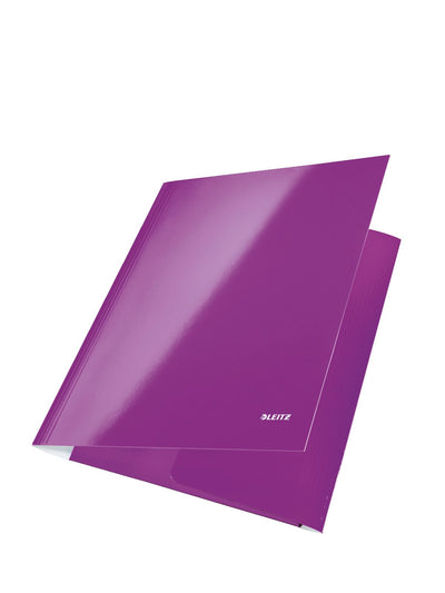MAPA CARTON CU ELASTIC MOV METALIZAT WOW LEITZ