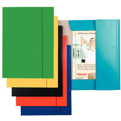 MAPA CARTON CU ELASTIC VERDE ECONOMY ESSELTE