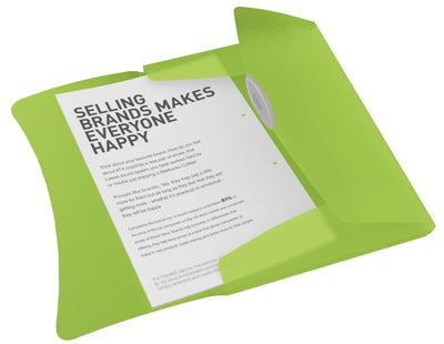 MAPA PLASTIC CU ELASTIC VERDE VIVIDA ESSELTE
