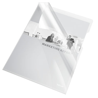 MAPA PROTECTIE A4 CRISTAL TIP L TRANSPARENTA 150 MICRONI ESSELTE