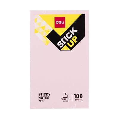 NOTES ADEZIV 76*126MM DIV. CULORI PASTEL DELI