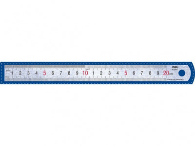 RIGLA METAL 20 CM DELI