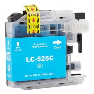 Cartus cerneala compatibil Brother LC 525XL, LC525XL, lc525xl, lc 525xl, lc 525, lc525, cyan