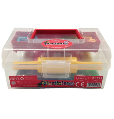 PLASTILINA 12C 375G CUTIE DACO PLASTINICA PL312