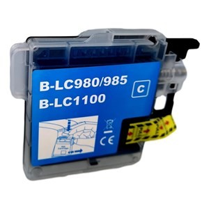 Cartus cerneala compatibil Brother LC 980, LC 985, LC 1100, LC980, LC985, LC1100, lc980,lc1100, cyan