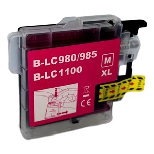 Cartus cerneala compatibil Brother LC 980, LC 985, LC 1100, LC980, LC985, LC1100, lc980,lc1100, magenta