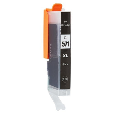 Cartus compatibil CLI571XL , cli571xl, CLI571, cli571 , capacitate mare, black , 15 ml