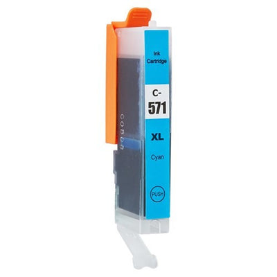 Cartus compatibil CLI571XL , cli571xl, CLI571, cli571 , capacitate mare, cyan , 13 ml