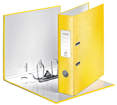 BIBLIORAFT PLASTIFIAT 8CM 180GRADE GALBEN WOW LEITZ