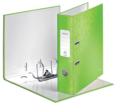 BIBLIORAFT PLASTIFIAT 8CM 180GRADE VERDE WOW LEITZ