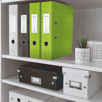 BIBLIORAFT PLASTIFIAT 8CM 180GRADE VERDE WOW LEITZ
