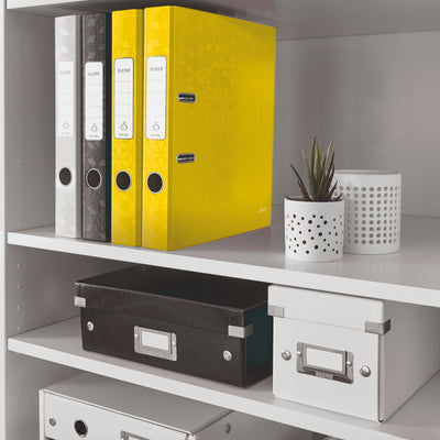 BIBLIORAFT PLASTIFIAT 5.2 CM 180GRADE GALBEN WOW LEITZ