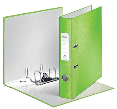 BIBLIORAFT PLASTIFIAT 5.2 CM 180GRADE VERDE WOW LEITZ