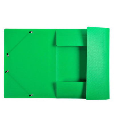 MAPA PLASTIC CU ELASTIC SI ETICH COTOR A4 VERDE EXACOMPTA