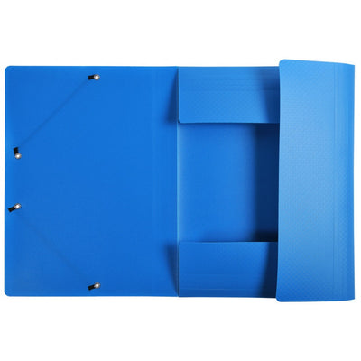 MAPA PLASTIC CU ELASTIC SI ETICH COTOR A4 BLEU EXACOMPTA