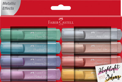 TEXTMARKER SET 8 METALIZAT II FABER-CASTELL