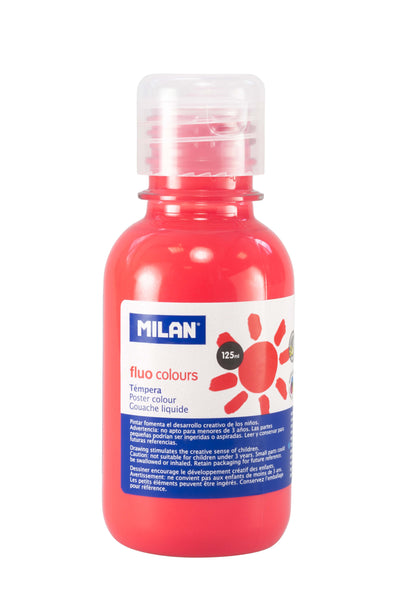 TEMPERA 125ML/CULOARE FLUORESCENTA ROSU CORAL 034430