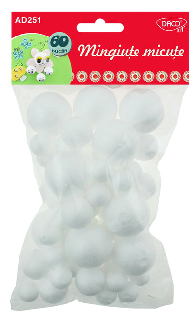 ACCESORII CRAFT - AD251 MINGIUTE MICUTE POLISTIREN DACO