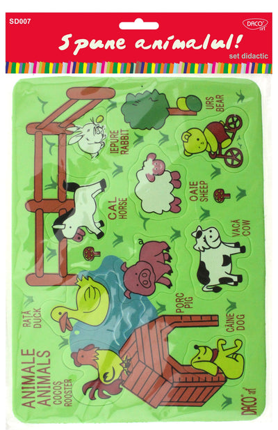 SET DIDACTIC - SD007 SPUNE ANIMALUL DACO