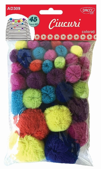 ACCESORII CRAFT - AD309 CIUCURI COLORATI DACO