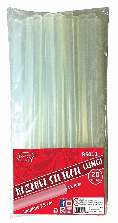 REZERVA SILICON 11MM 25CM SET 20 RS011 DACO